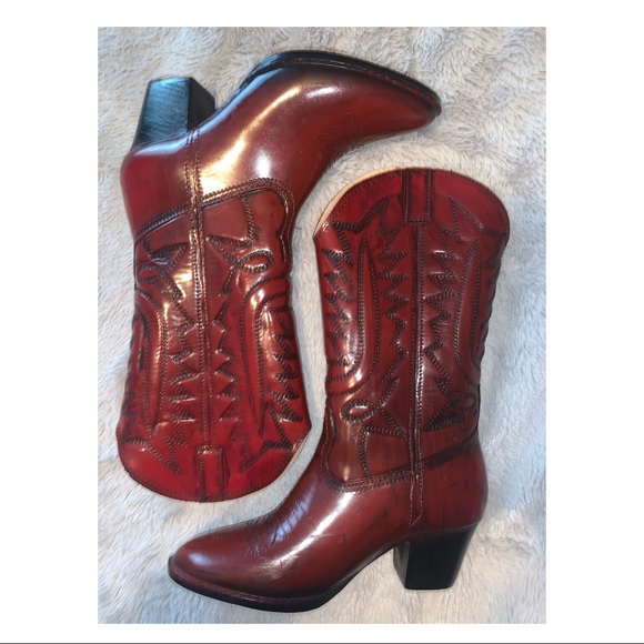 Shoes Firehouse Red Cowgirl Boots Poshmark